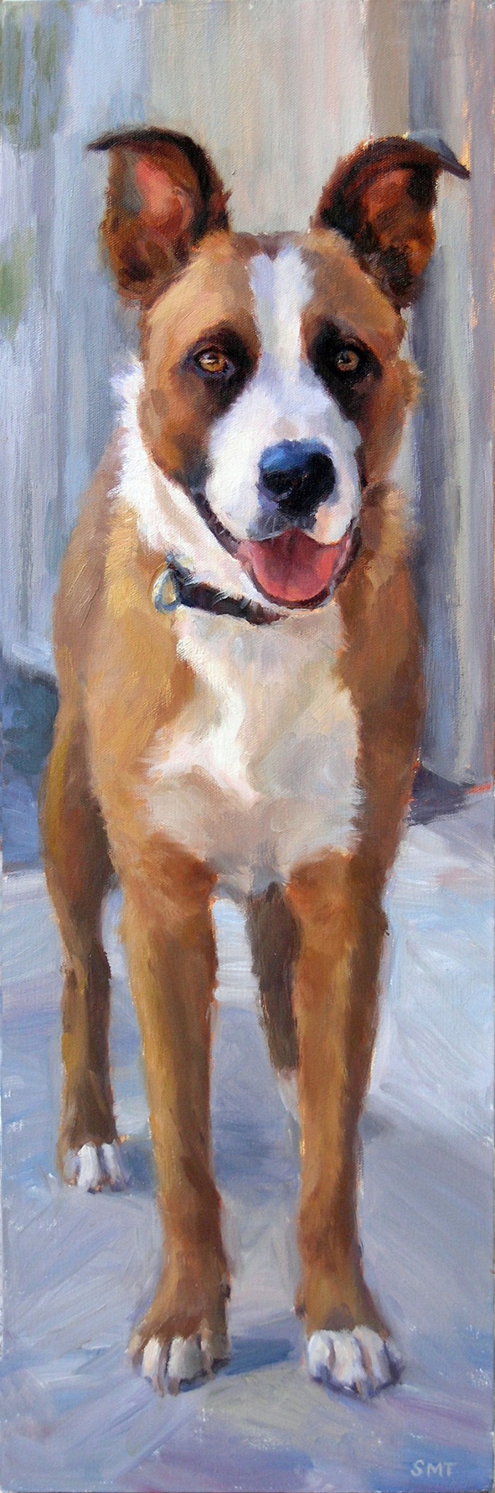 Cubby 10 x 30 inches oil on canvas private collection